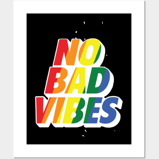 no bad vibes Posters and Art